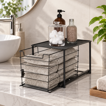 Stackable Pull-Out Drawer Organizer