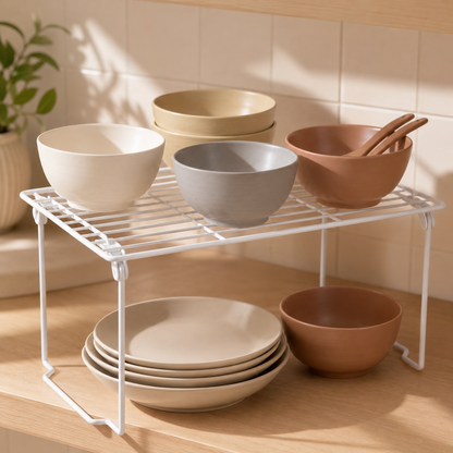 Stackable Foldable Wire Storage Shelf