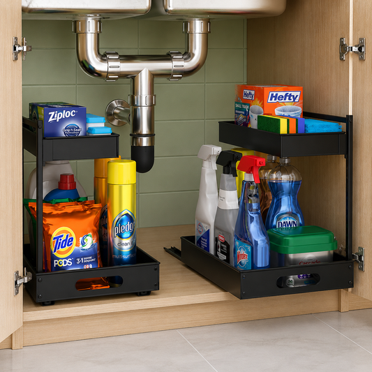 2-Tier Pull-Out Under Sink Organizer