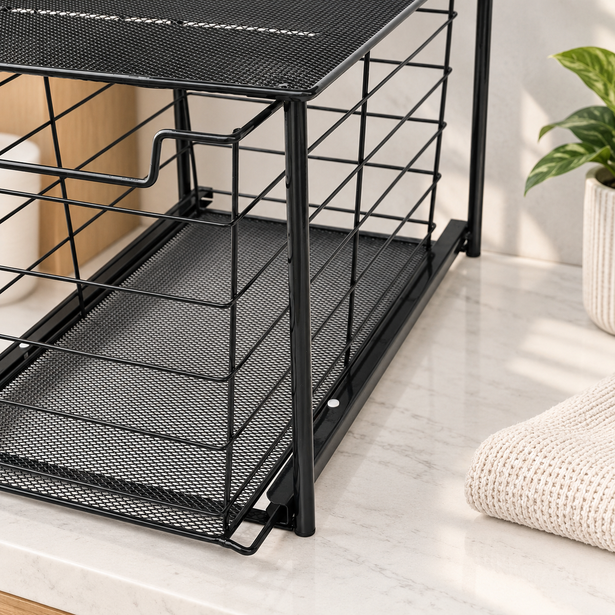 Stackable Pull-Out Drawer Organizer