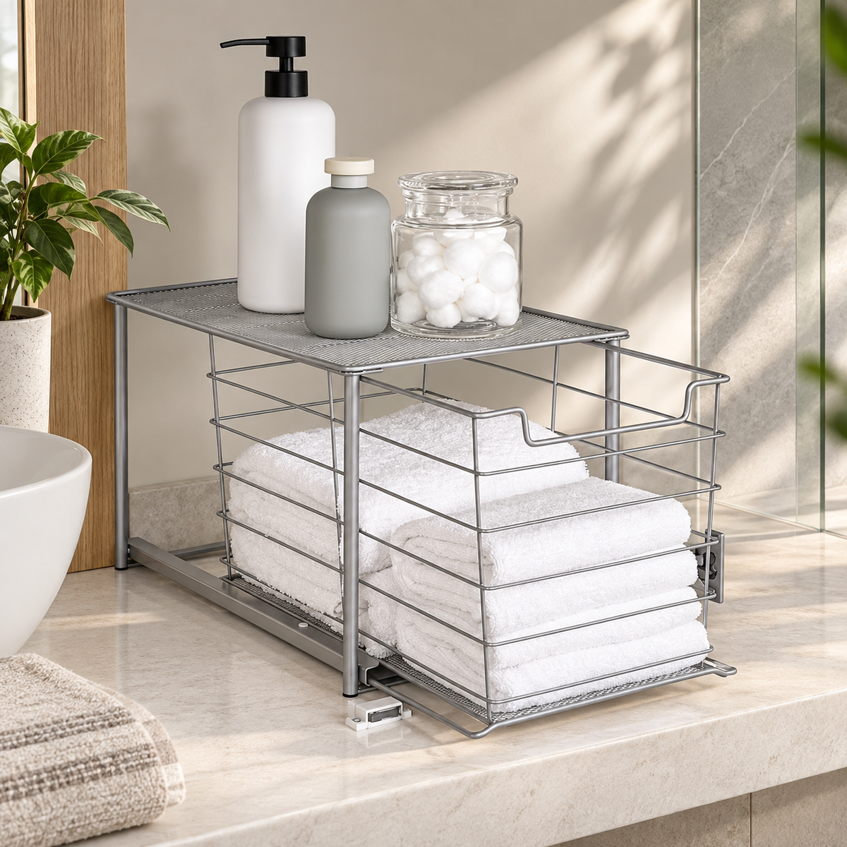 Stackable Pull-Out Drawer Organizer