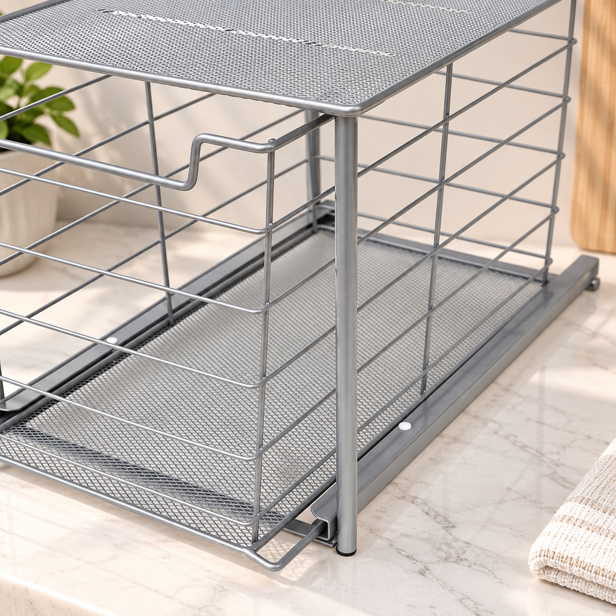 Stackable Pull-Out Drawer Organizer