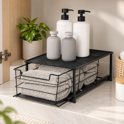 Stackable Pull-Out Drawer Organizer