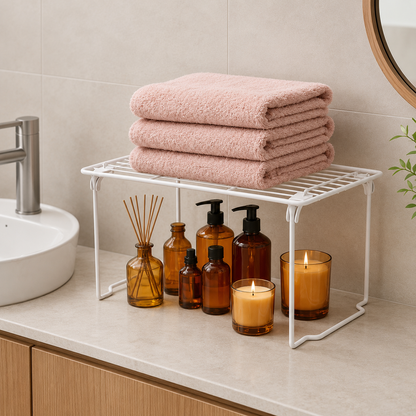 Stackable Foldable Wire Storage Shelf