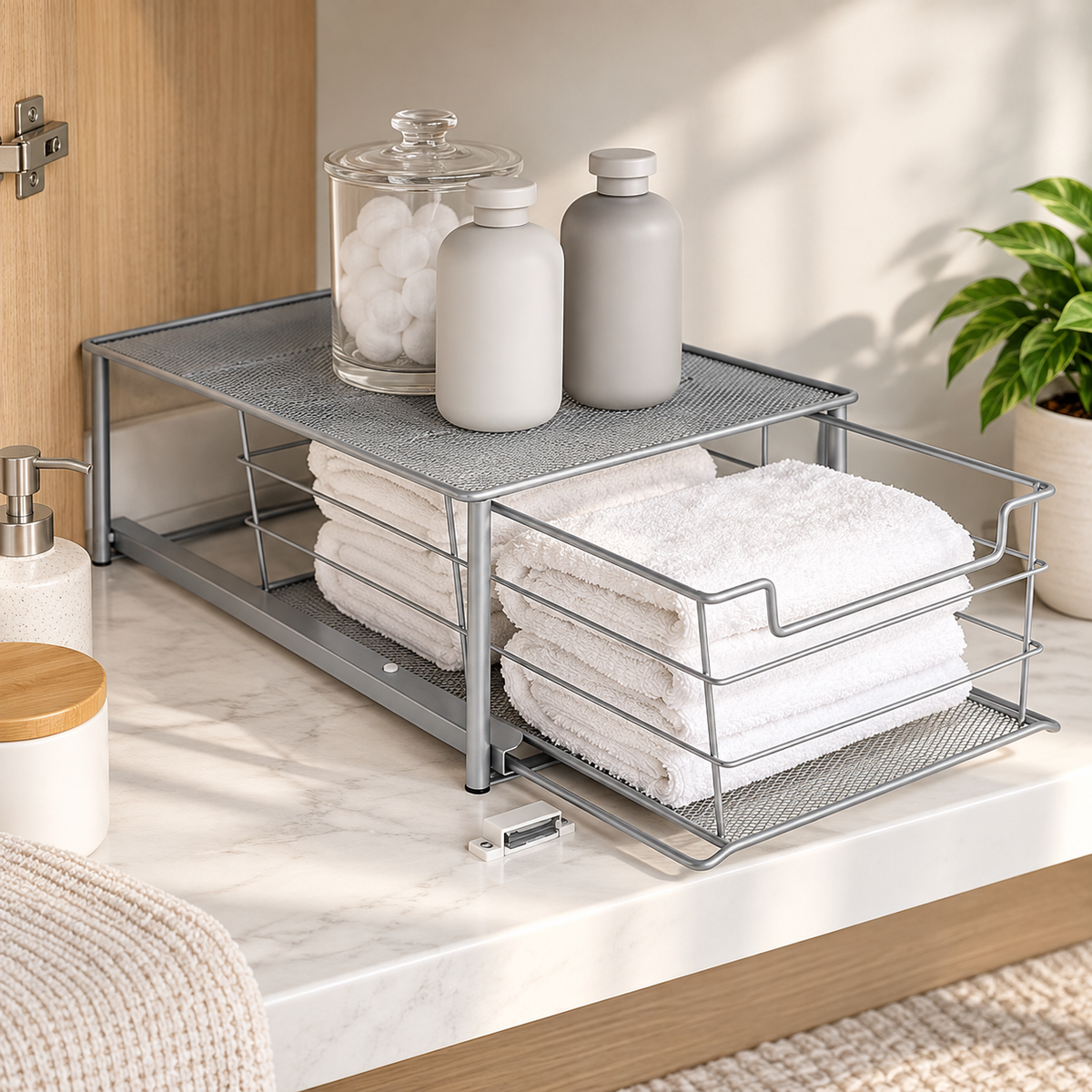 Stackable Pull-Out Drawer Organizer